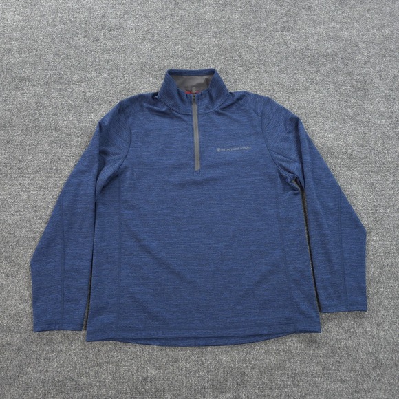 Vineyard Vines Other - Vineyard Vines Shirt Mens M Blue Sankaty Performance 1/4 Zip Golf Pullover